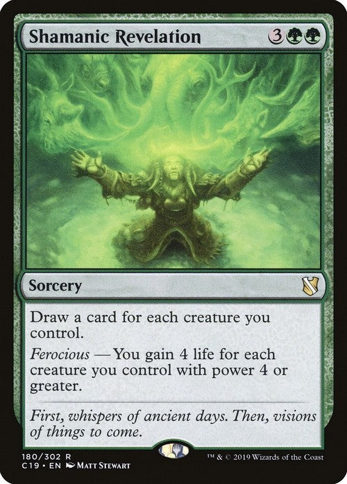 Shamanic Revelation ~ Commander 2019 [ EX ] [ Magic MTG ]