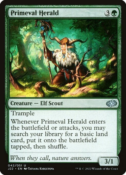 Primeval Herald ~ Jumpstart 2022 [ NM ] [ Magic MTG ]