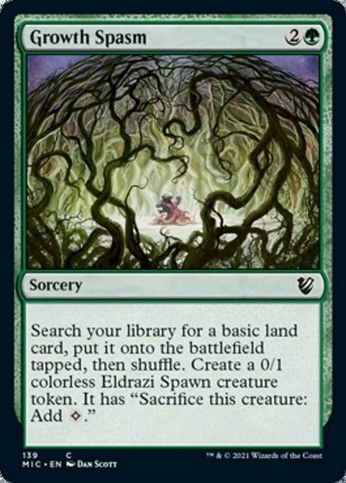 Growth Spasm ~ Commander: Midnight Hunt [ NM ] [ Magic MTG ]