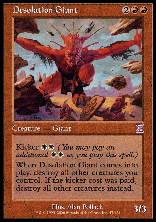 Desolation Giant ~ Time Spiral [ EX ] [ Magic MTG ]