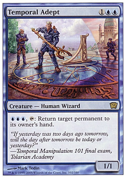 Temporal Adept ~ Ninth Edition [ EX ] [ Magic MTG ]