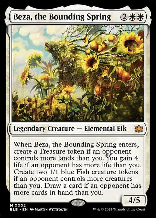 Beza, the Bounding Spring ~ Bloomburrow [ NM ] [ Magic MTG ]