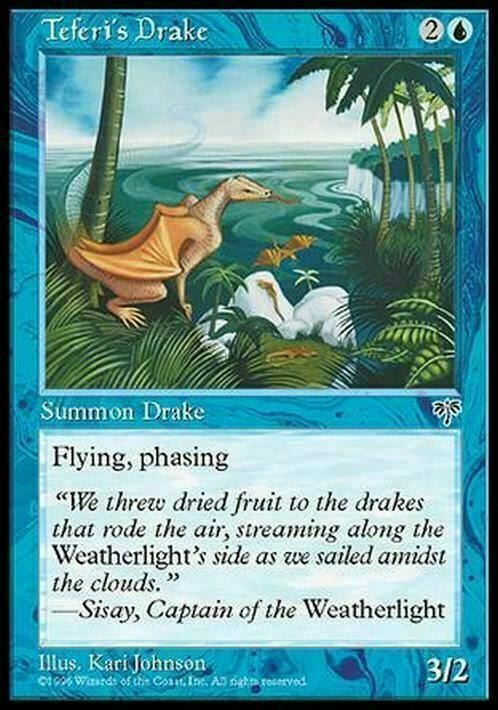 Teferi's Drake ~ Mirage [ EX ] [ MTG ]