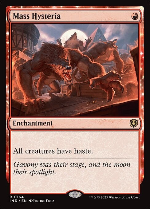 Mass Hysteria ~ Innistrad Remastered [ NM ] [ Magic MTG ]
