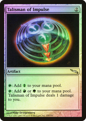 FOIL Talisman of Impulse ~ Mirrodin [ EX ] [ Magic MTG ]
