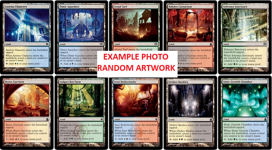 10 x Bounce Lands ( Mixed Editions, Full Set = 1 of each ) [ EX ] [ Magic MTG ]