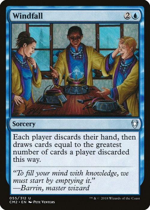 Windfall ~ Commander Anthology 2 [ EX ] [ Magic MTG ]