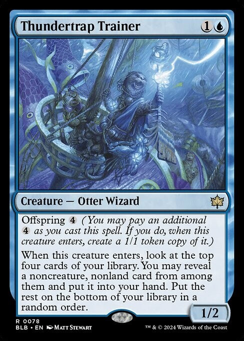 Thundertrap Trainer ~ Bloomburrow [ NM ] [ Magic MTG ] - London Magic Traders Ltd