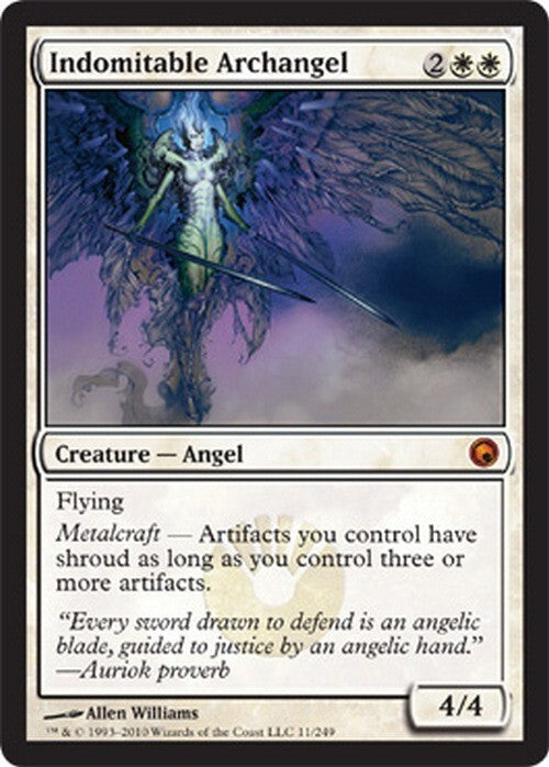 Indomitable Archangel ~ Scars of Mirrodin [ PLAYED ] [ Magic MTG ]