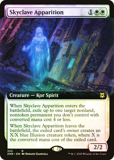 FOIL BORDERLESS Skyclave Apparition ~ Zendikar Rising [ NM ] [ MTG ]