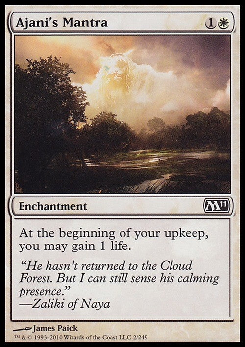 Ajani's Mantra ~ Magic 2011 [ EX ] [ Magic MTG ]