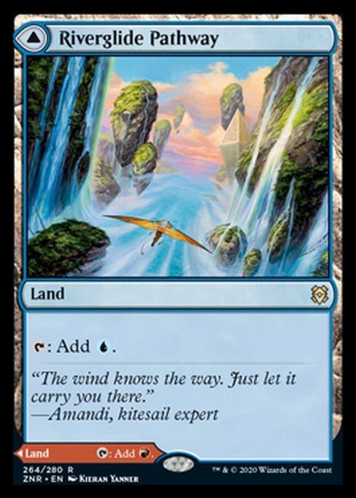 Riverglide Pathway / Lavaglide ~ Zendikar Rising [ NM ] [ Magic MTG ]