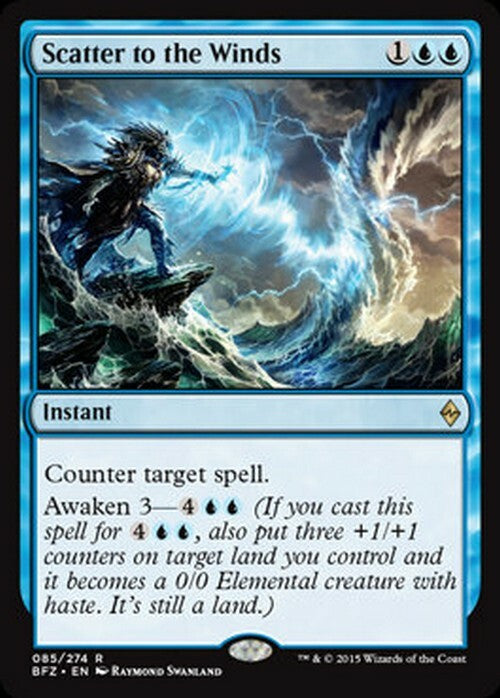 Scatter to the Winds ~ Battle for Zendikar [ EX ] [ MTG ]