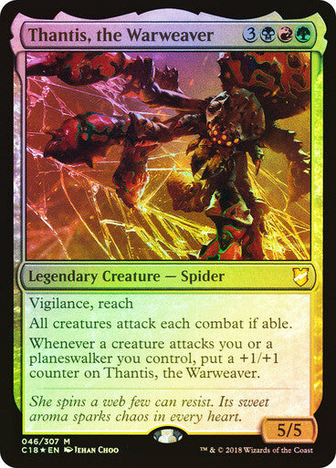 FOIL Thantis, the Warweaver ~ Commander 2018 [ EX ] [ Magic MTG ]