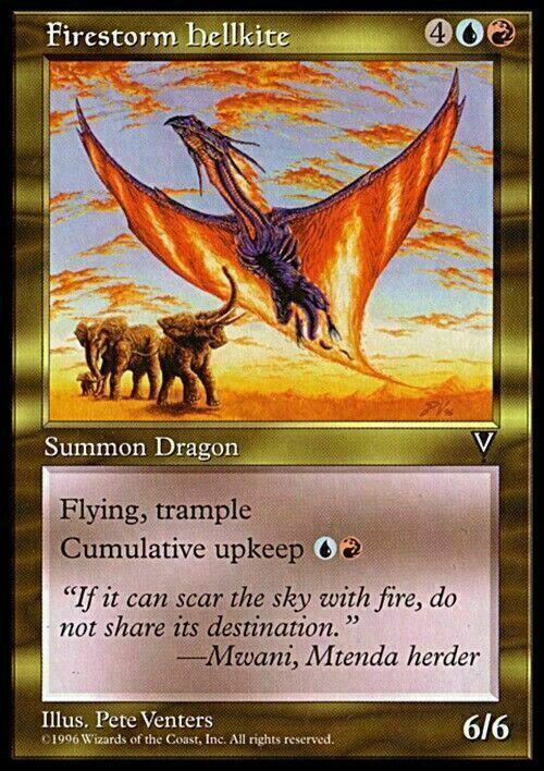 Firestorm Hellkite ~ Visions [ EX ] [ Magic MTG ]