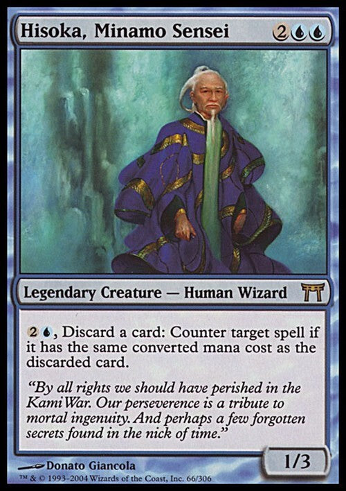 Hisoka, Minamo Sensei ~ Champions of Kamigawa [ EX ] [ Magic MTG ]