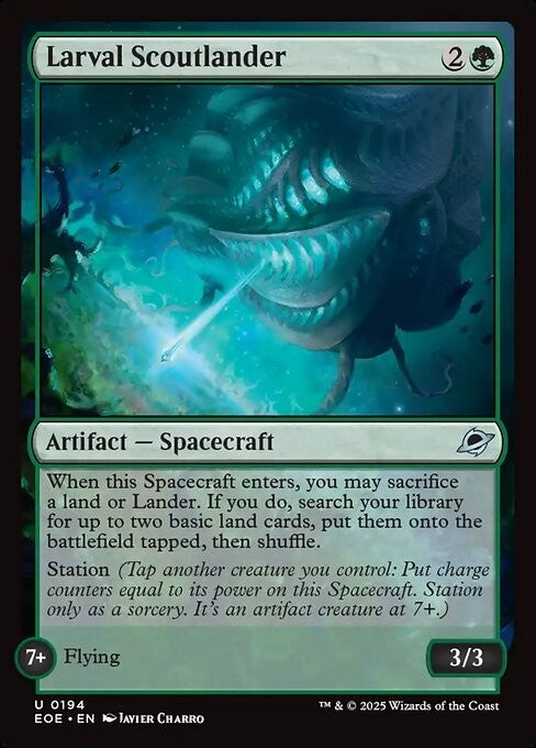 Larval Scoutlander ~ Edge of Eternities [ NM ] [ Magic MTG ]