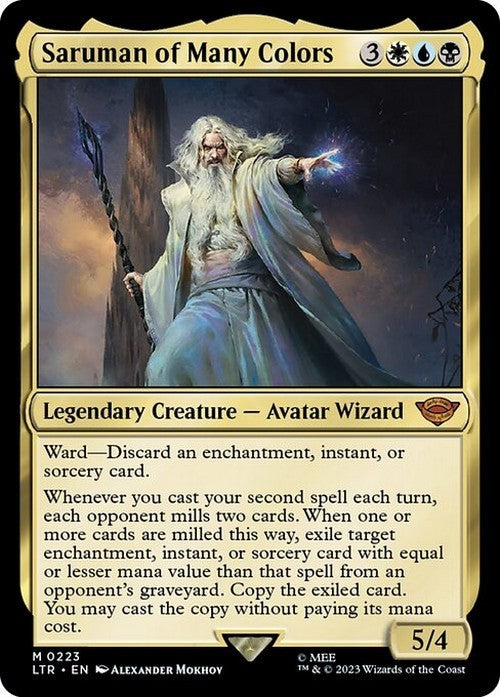 Saruman of Many Colors ~ The Lord of the Rings [ NM ] [ Magic MTG ]