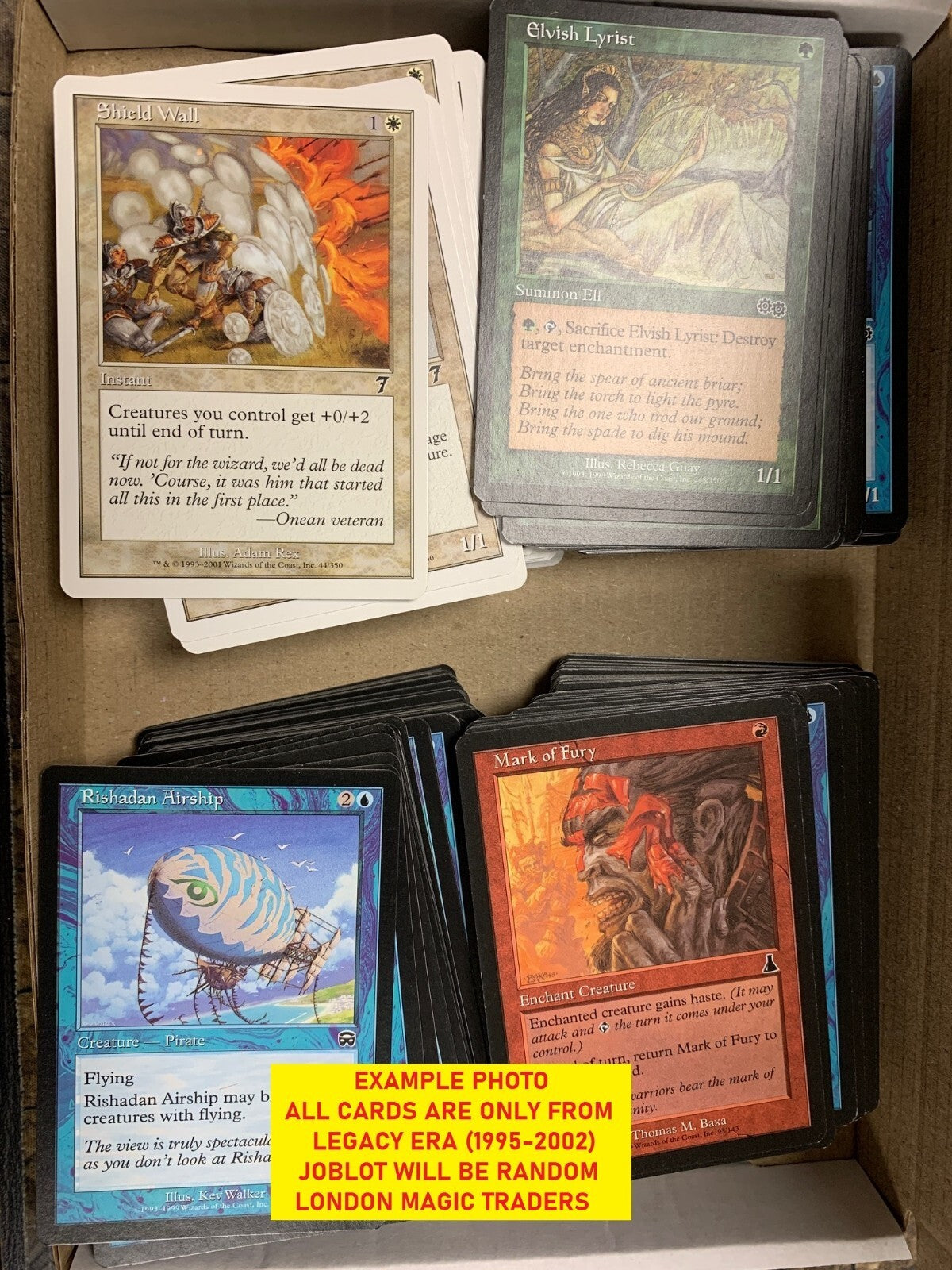 200 x Vintage-Era Commons (Random Editions 1995-2002) [ EX/PL ] [ Magic MTG ]