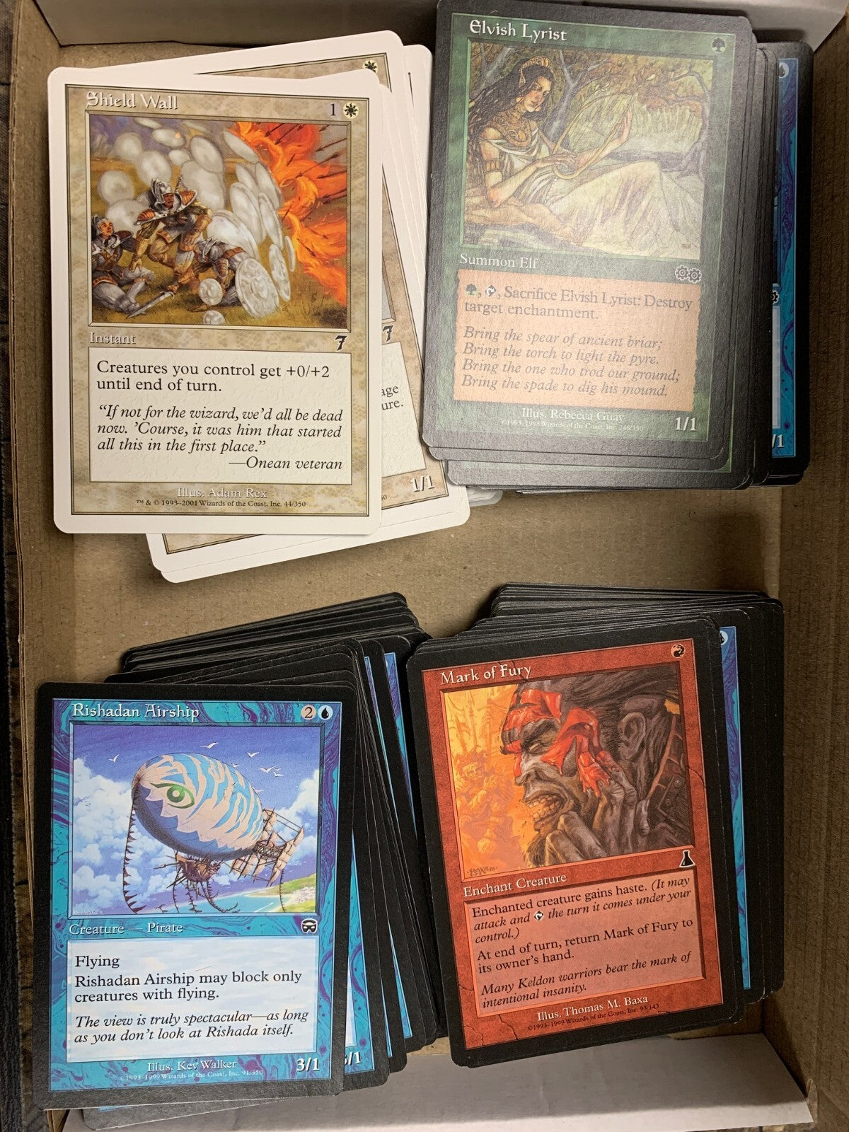 200 x Vintage-Era Commons (Random Editions 1995-2002) [ EX/PL ] [ Magic MTG ]