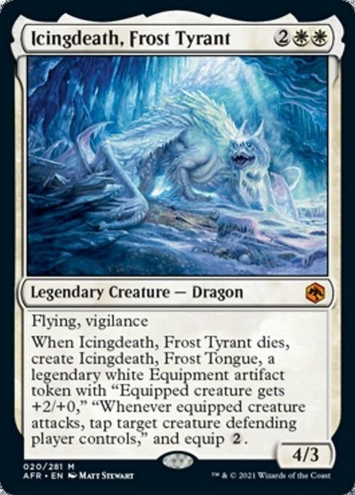 Icingdeath, Frost Tyrant ~ Adventures in the Forgotten Realms [ NM ] [ MTG ]
