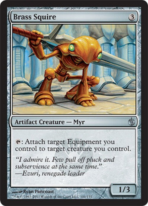 Brass Squire ~ Mirrodin Besieged [ EX ] [ Magic MTG ]