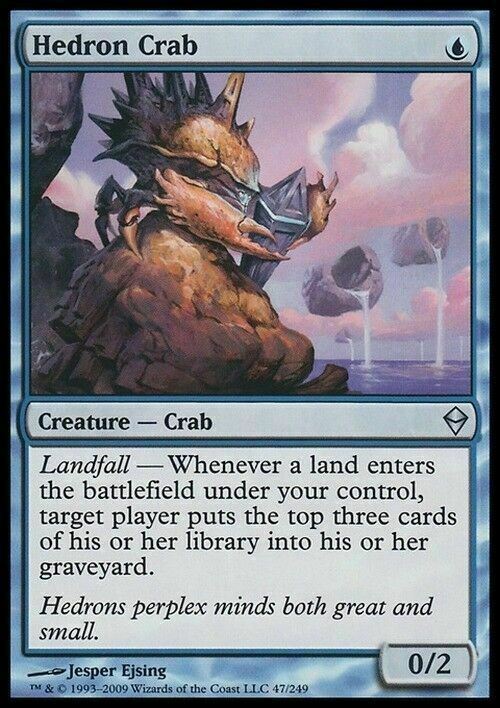 Hedron Crab ~ Zendikar [ EX ] [ Magic MTG ]
