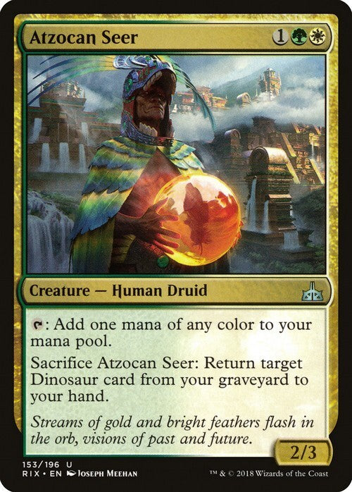 Atzocan Seer ~ Rivals of Ixalan [ EX ] [ Magic MTG ]