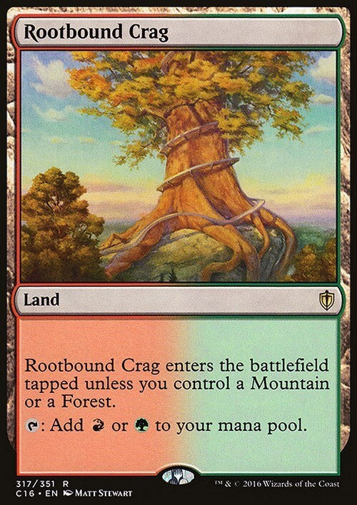 Rootbound Crag ~ Commander 2016 [ EX ] [ Magic MTG ]