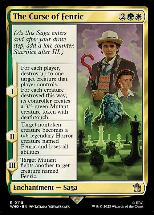 The Curse of Fenric ~ Commander: Doctor Who [ NM ] [ Magic MTG ]