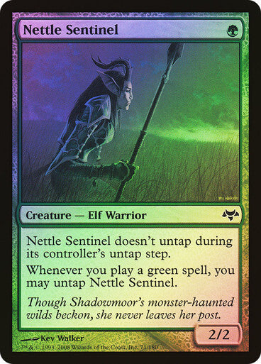 FOIL Nettle Sentinel ~ Eventide [ EX ] [ Magic MTG ]