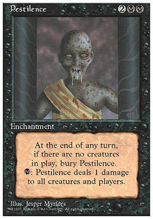 Pestilence ~ Fourth Edition [ EX ] [ Magic MTG ]