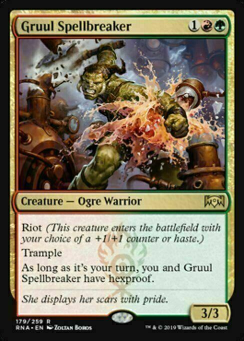 Gruul Spellbreaker ~ Ravnica Allegiance [ EX ] [ Magic MTG ]
