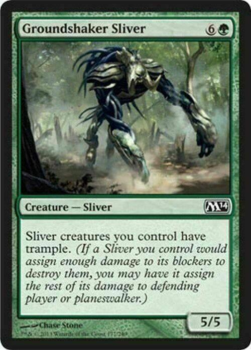 Groundshaker Sliver ~ Magic 2014 [ EX+ ] [ Magic MTG ]