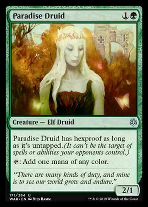 Paradise Druid ~ War of the Spark [ NM ] [ Magic MTG ]