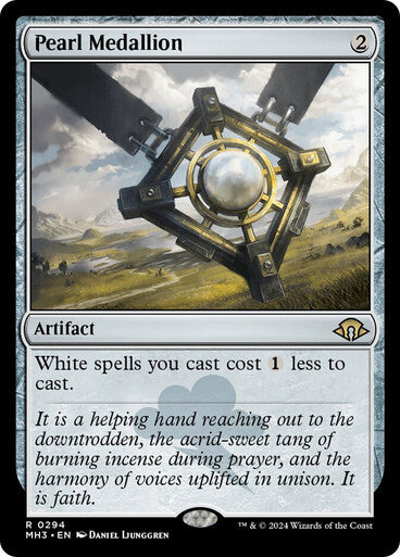 Pearl Medallion ~ Modern Horizons 3 [ NM ] [ Magic MTG ]