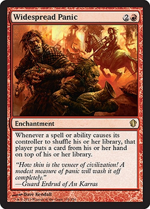 Widespread Panic ~ Commander 2013 [ EX ] [ Magic MTG ]