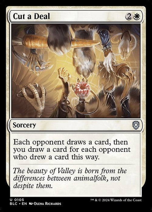 Cut a Deal ~ Commander: Bloomburrow [ NM ] [ Magic MTG ]