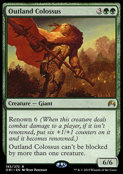 Outland Colossus ~ Magic Origins [ EX ] [ MTG ]
