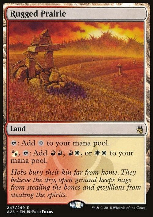 Rugged Prairie ~ Masters 25 [ EX ] [ Magic MTG ]