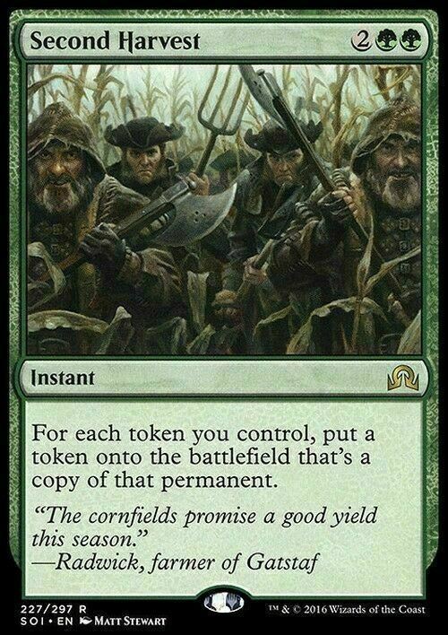 Second Harvest ~ Shadows over Innistrad [ EX ] [ Magic MTG ]