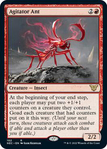 Agitator Ant ~ Commander: Kamigawa: Neon Dynasty [ NM ] [ MTG ]