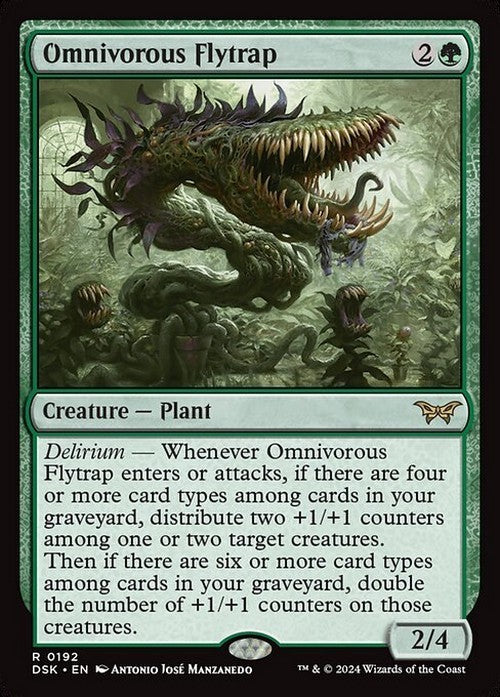 Omnivorous Flytrap ~ Duskmourn [ NM ] [ Magic MTG ]