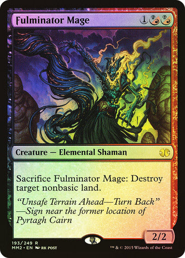 FOIL Fulminator Mage ~ Modern Masters 2015 [ NM ] [ Magic MTG ]