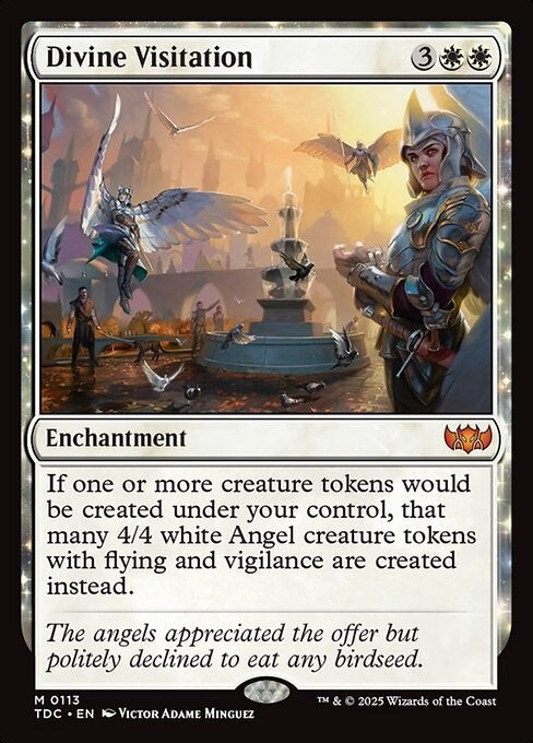 Divine Visitation ~ Commander: Tarkir: Dragonstorm [ NM ] [ Magic MTG ]