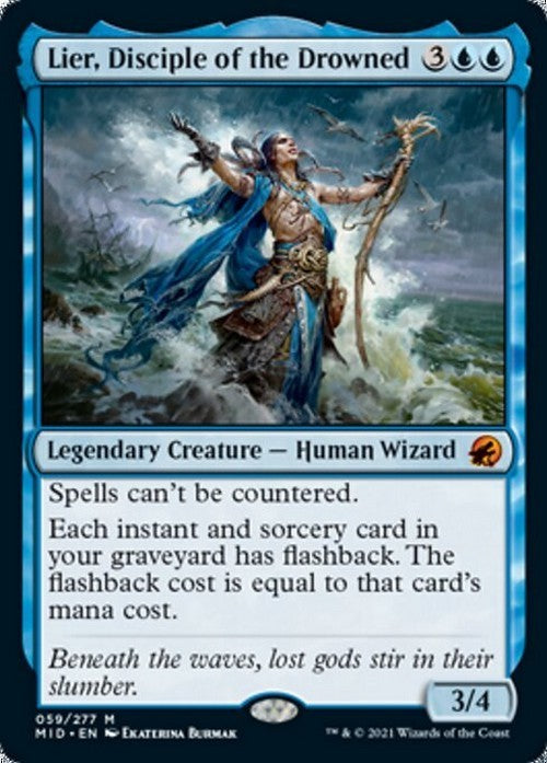Lier, Disciple of the Drowned ~ Midnight Hunt [ NM ] [ Magic MTG ]