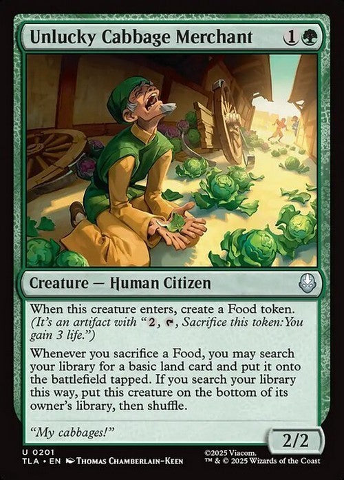 Unlucky Cabbage Merchant ~ Avatar: The Last Airbender [ NM ] [ Magic MTG ]
