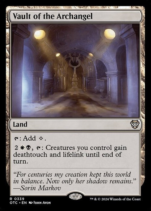 Vault of the Archangel ~ Commander: Outlaws of Thunder Junction [ NM ] [ MTG ]
