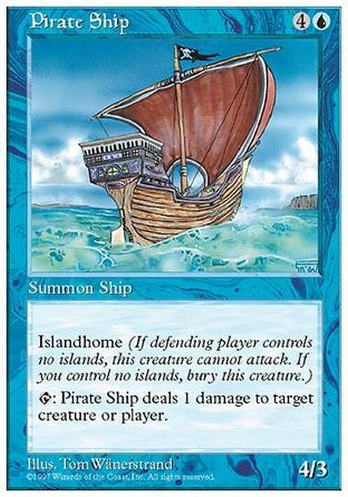 Pirate Ship ~ Fifth Edition [ EX ] [ Magic MTG ]