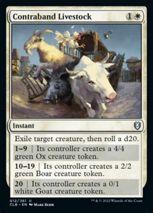 Contraband Livestock ~ Commander Legends 2 [ NM ] [ Magic MTG ]